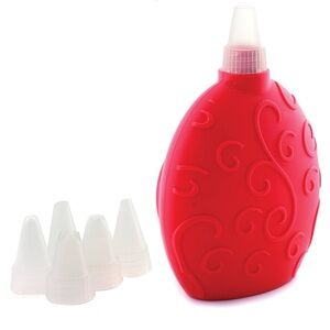 Norpro Silicone Icing Decorator with 6 Tips